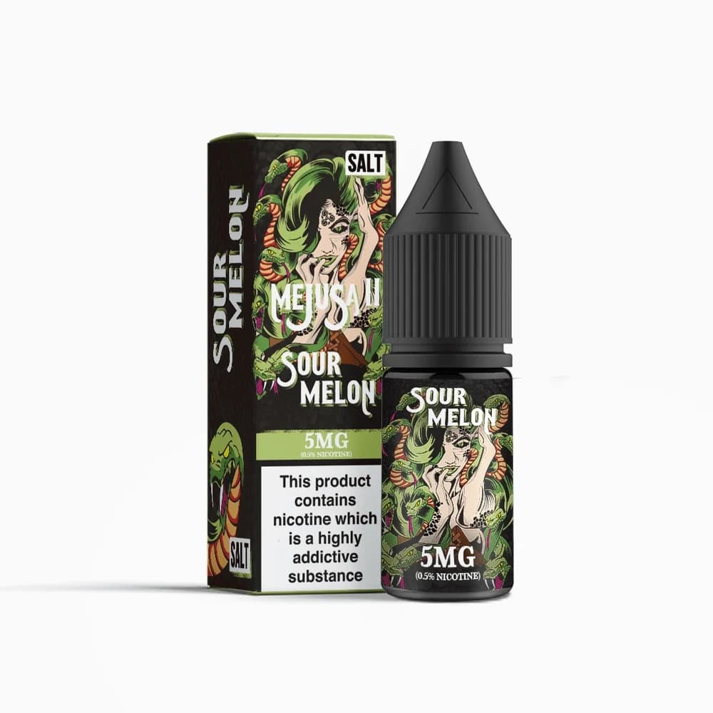  Sour Melon / 10mg Mejusa II Nic Salt 10ml E-Liquid Box of 10