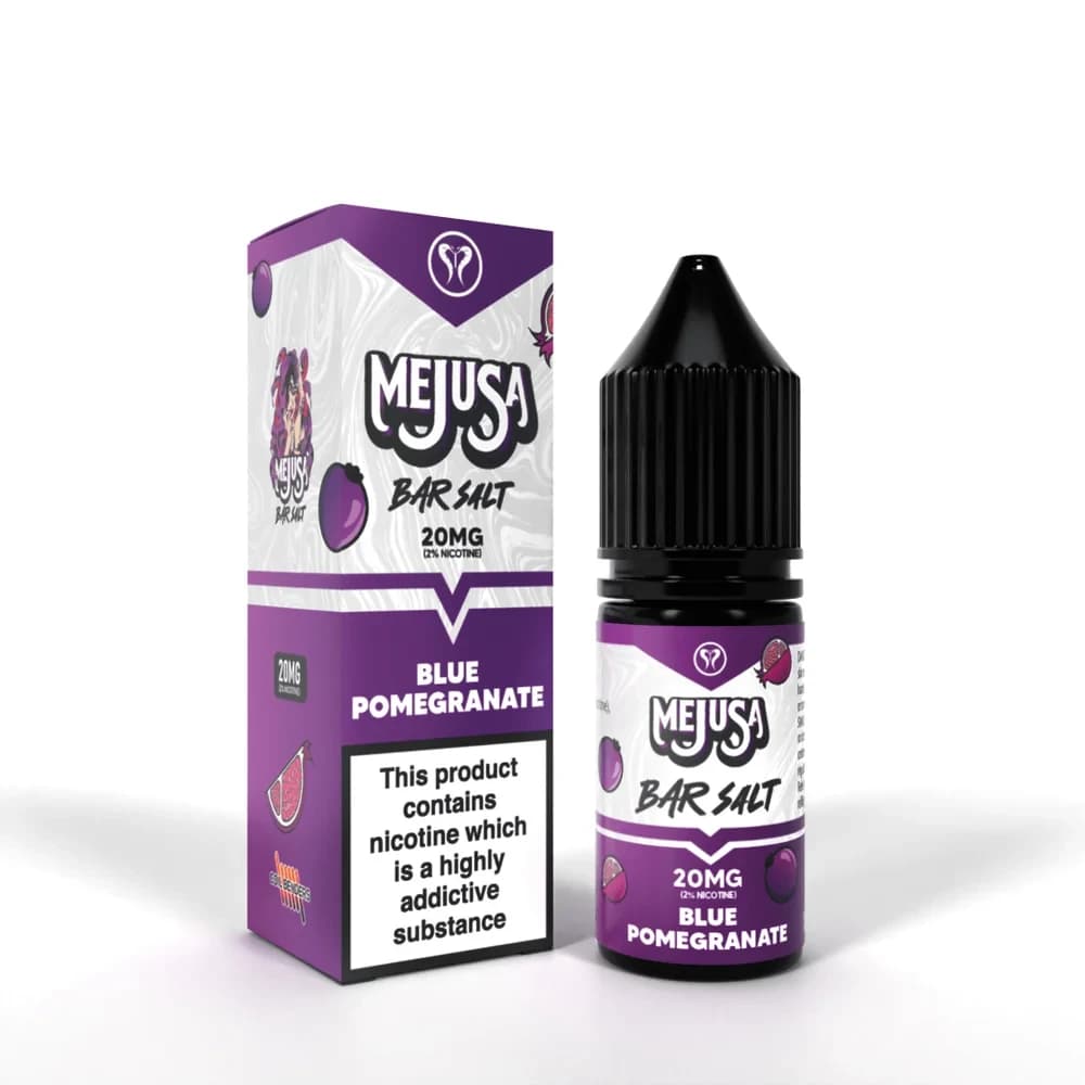  Blue Pomegranate / 20mg Mejusa II Bar Salts 10ml Nic Salt E Liquids Box of 10