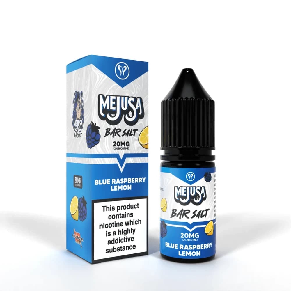  Blue Raspberry Lemon / 10mg Mejusa II Bar Salts 10ml Nic Salt E Liquids Box of 10