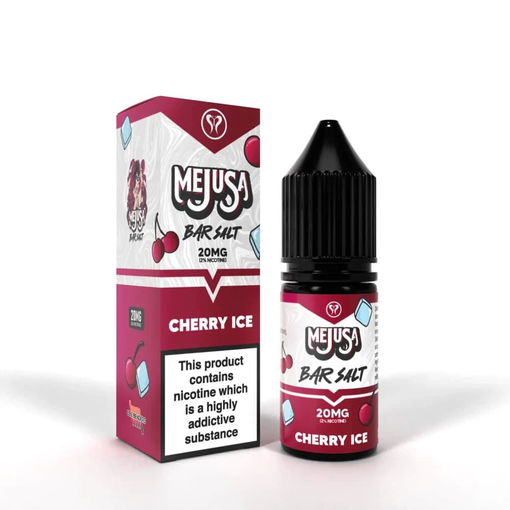  Cherry Ice / 10mg Mejusa II Bar Salts 10ml Nic Salt E Liquids Box of 10