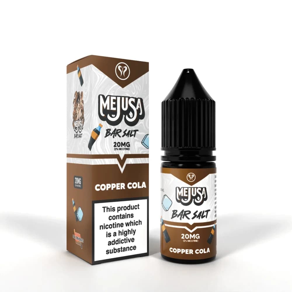  Copper Cola / 20mg Mejusa II Bar Salts 10ml Nic Salt E Liquids Box of 10