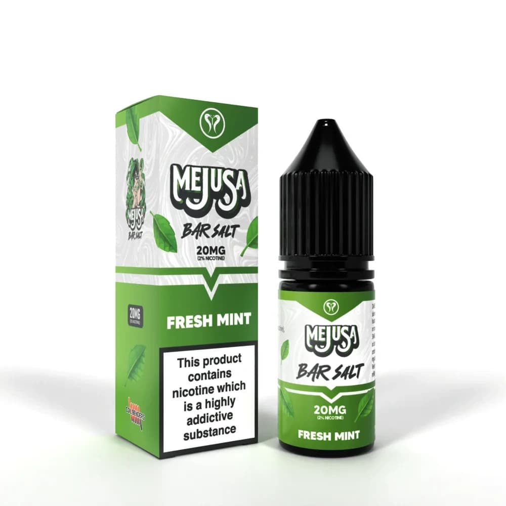  Fresh Mint / 20mg Mejusa II Bar Salts 10ml Nic Salt E Liquids Box of 10