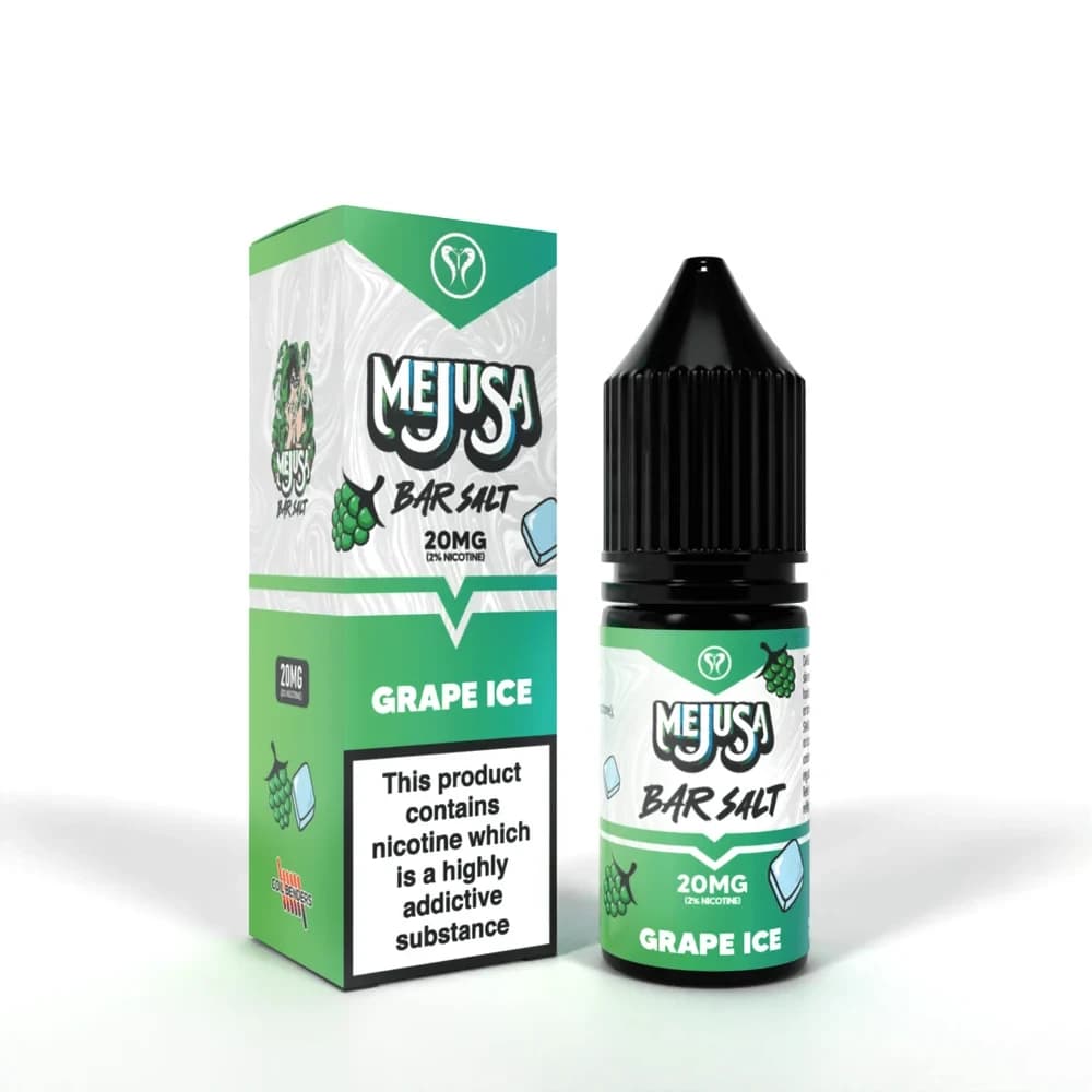  Grape Ice / 20mg Mejusa II Bar Salts 10ml Nic Salt E Liquids Box of 10