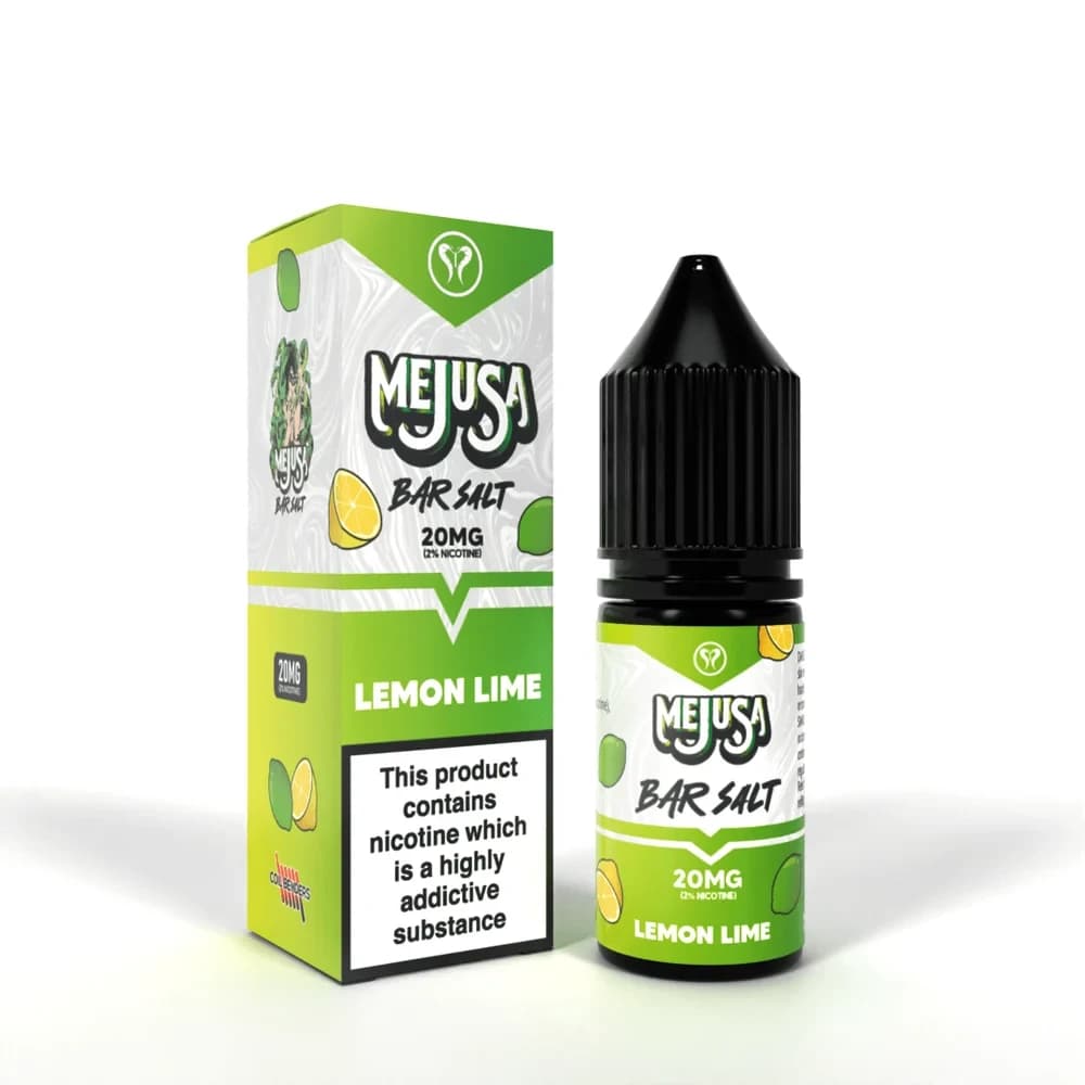  Lemon Lime / 10mg Mejusa II Bar Salts 10ml Nic Salt E Liquids Box of 10