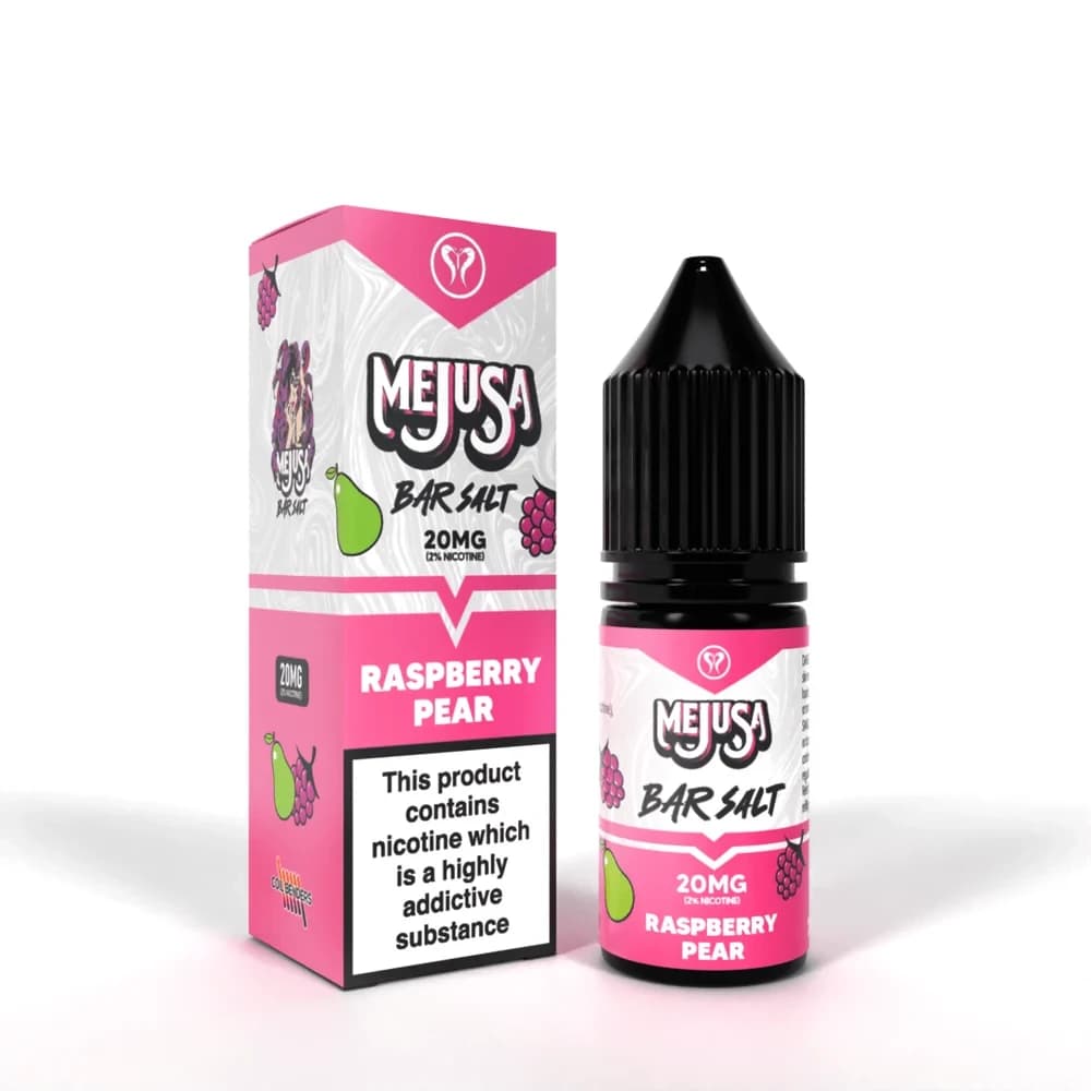  Raspberry Pear / 20mg Mejusa II Bar Salts 10ml Nic Salt E Liquids Box of 10