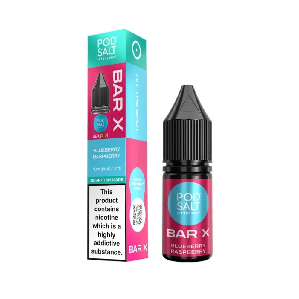  Blueberry Raspberry / 20mg Pod Salt Bar X 10ml E-liquid Box of 10