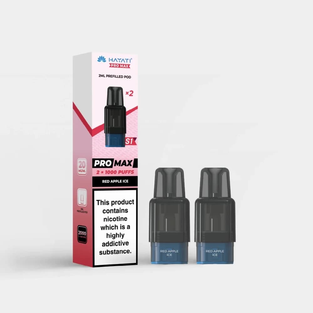  Red Apple Ice Hayati Pro Max S1 Prefilled Pods Pack of 10