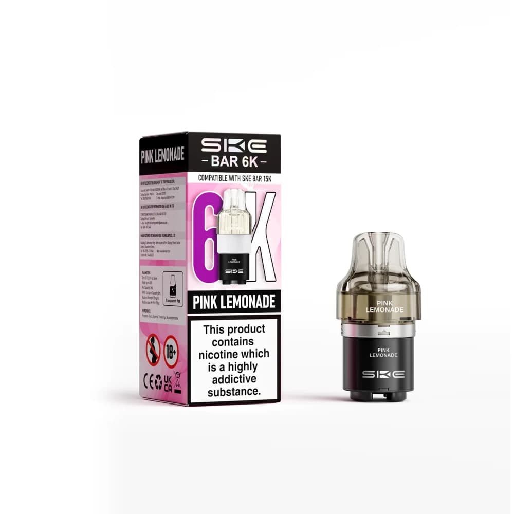  Pink Lemonade SKE Bar 6K Refill Pods Pack of 5