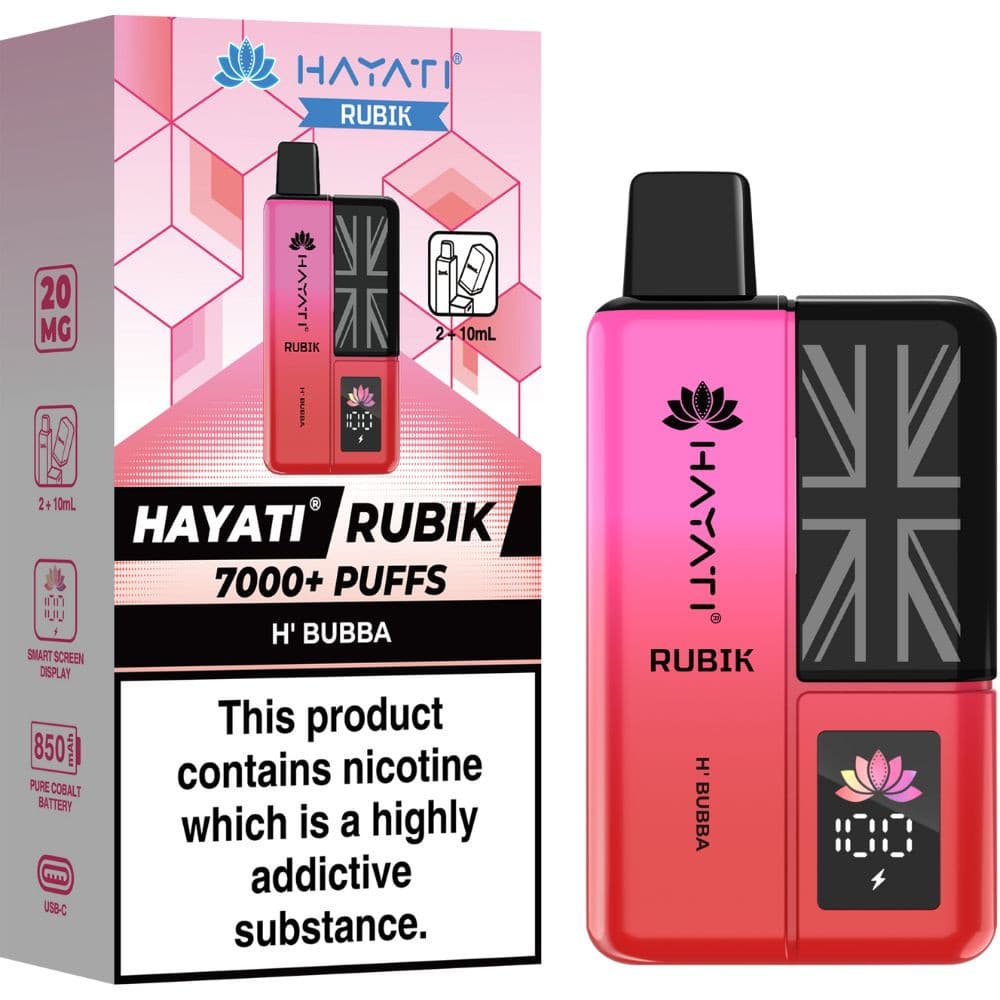 H' Bubba Hayati Rubik 7000 Vape Kit Box of 5