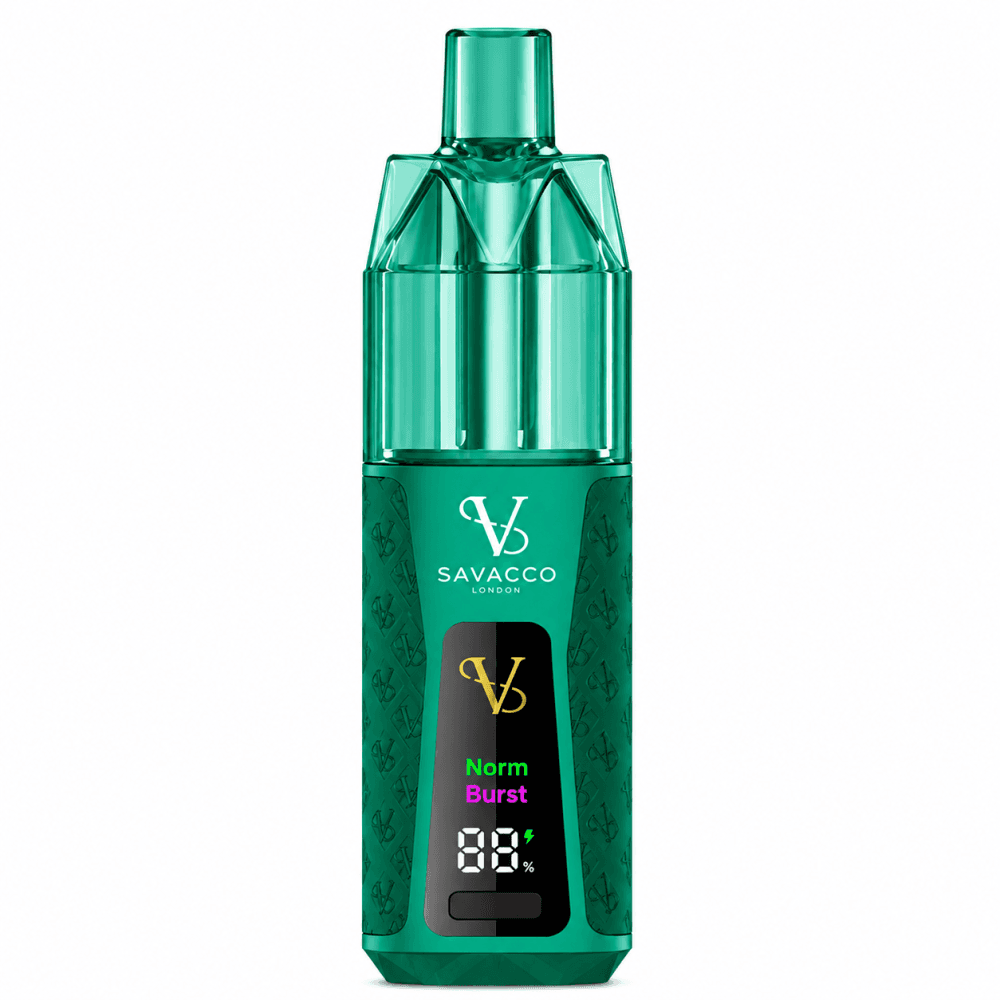 ASSASINS GREEN Savacco London Pro 25000 Pod Vape Kit Box of 10