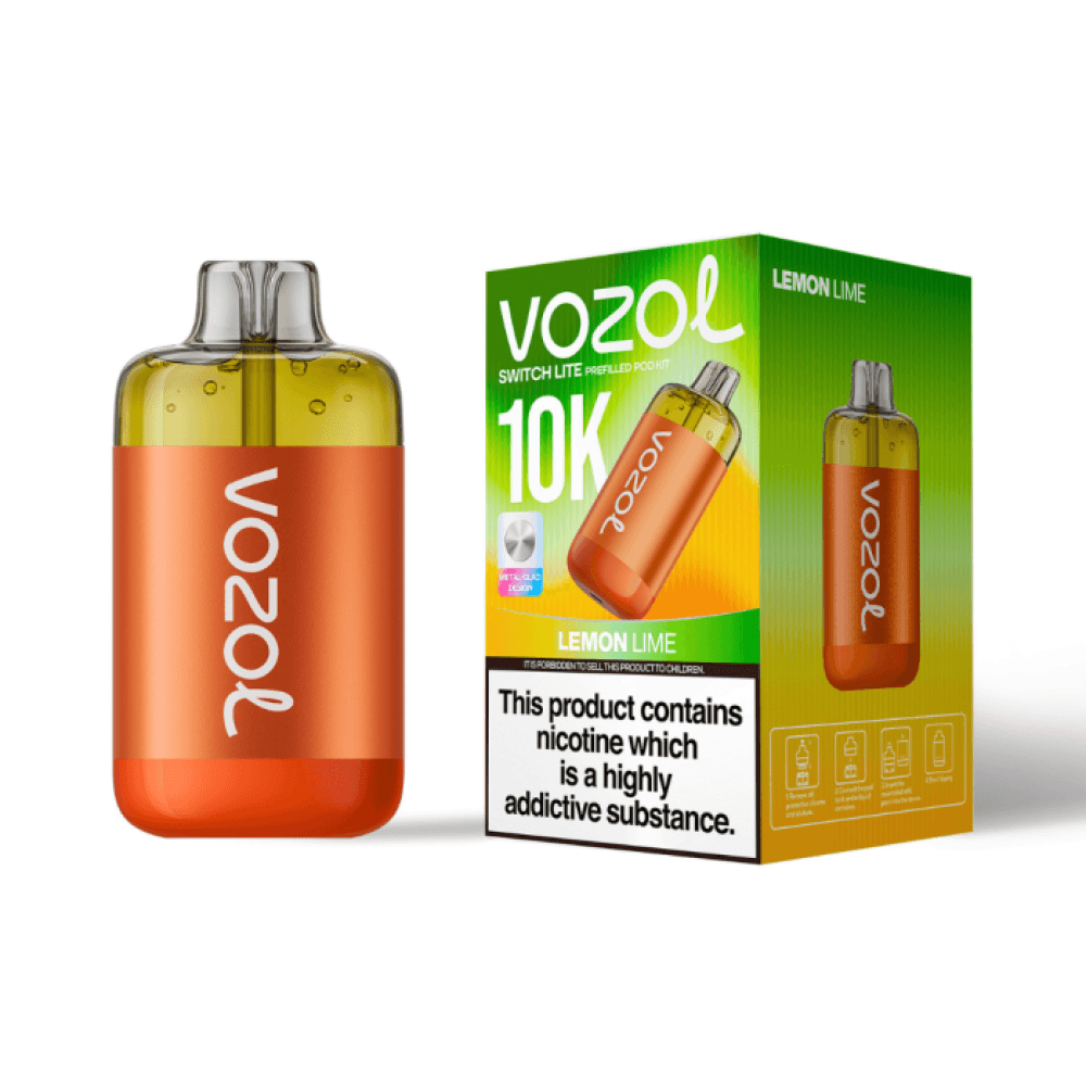Lemon Lime Vozol Switch Lite 10k Prefilled Pod Kit Box of 5