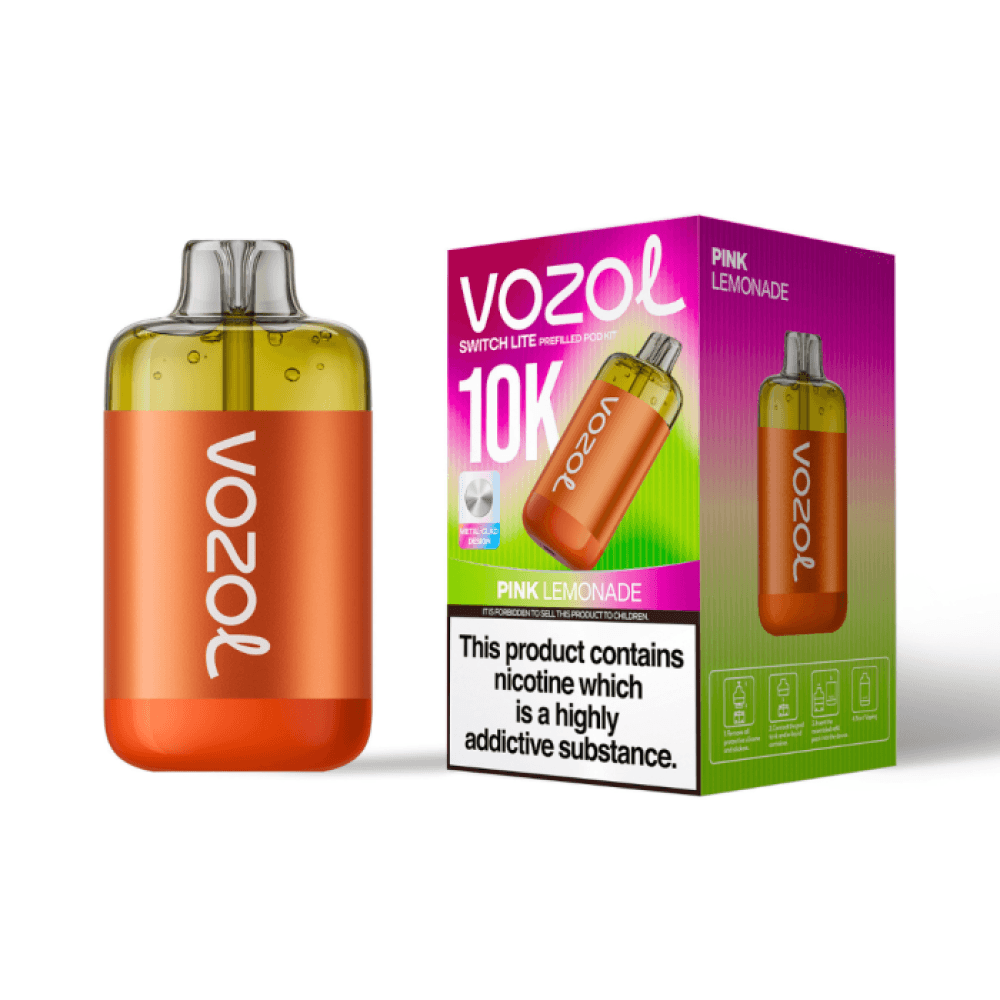 Pink Lemonade Vozol Switch Lite 10k Prefilled Pod Kit Box of 5