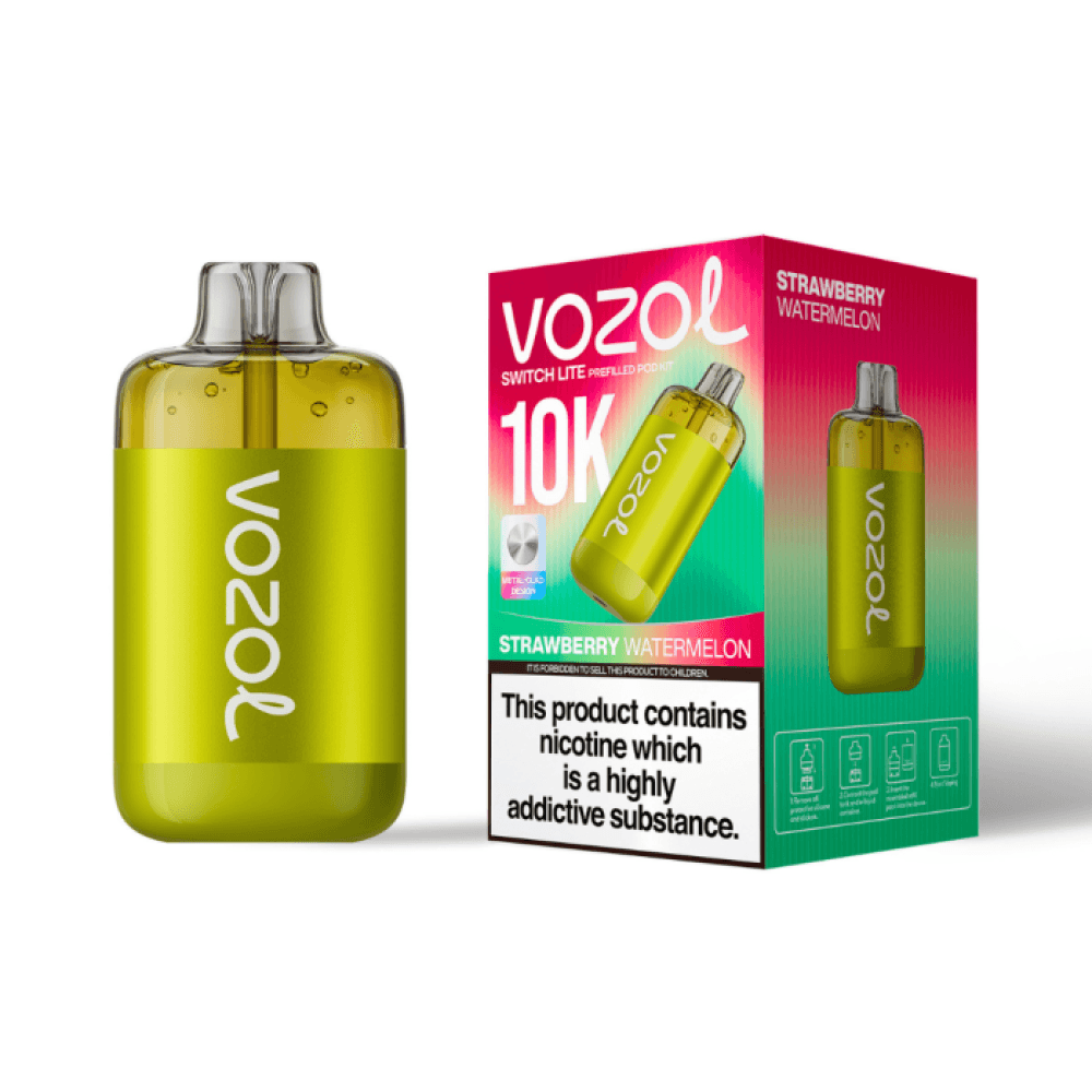 Strawberry Watermelon Vozol Switch Lite 10k Prefilled Pod Kit Box of 5