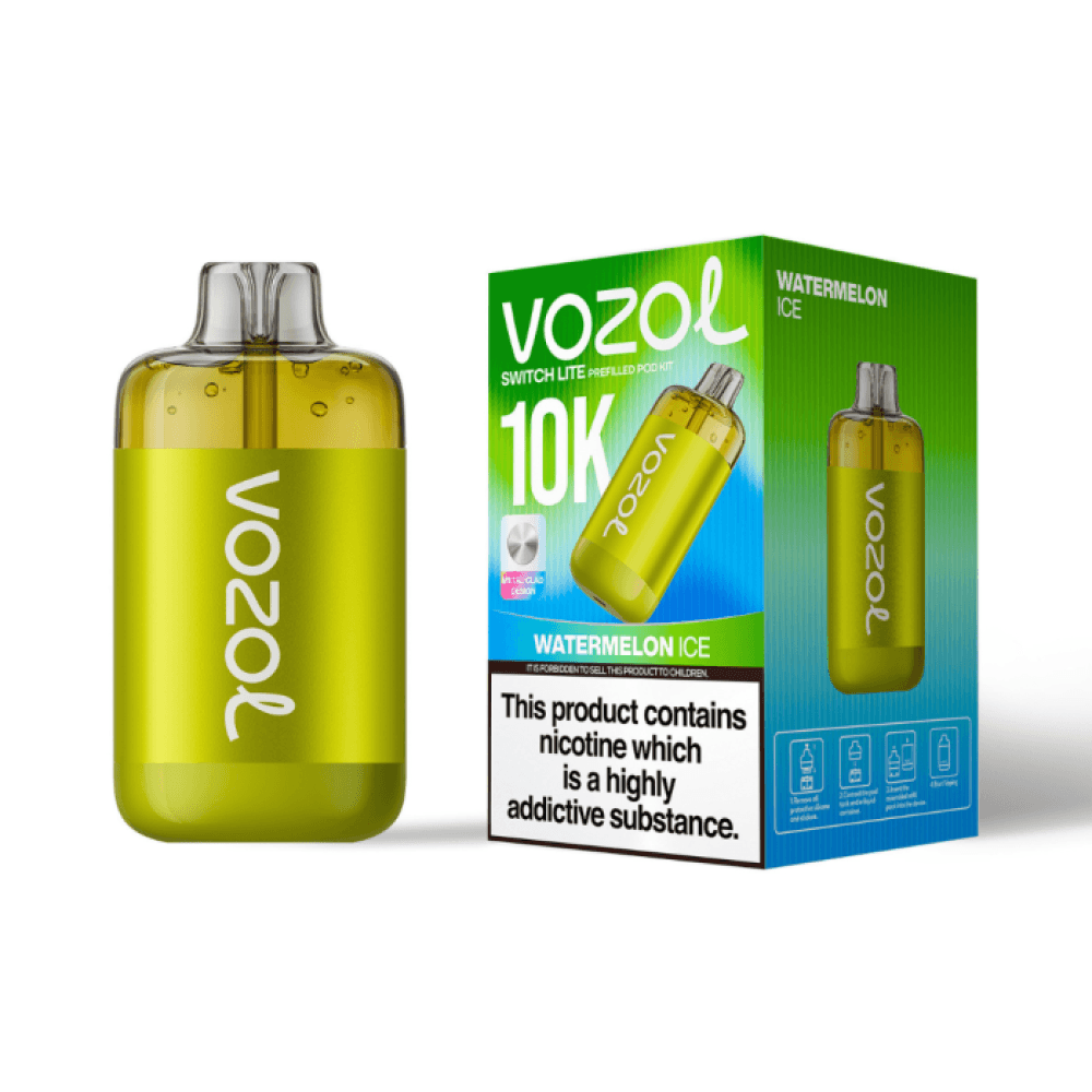 Watermelon Ice Vozol Switch Lite 10k Prefilled Pod Kit Box of 5