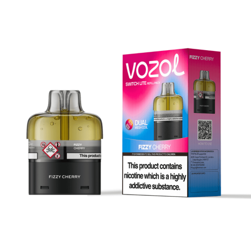 Fizzy Cherry Vozol Switch Lite 10k Prefilled Pods Box of 5