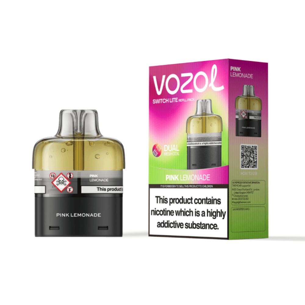 Pink Lemonade Vozol Switch Lite 10k Prefilled Pods Box of 5