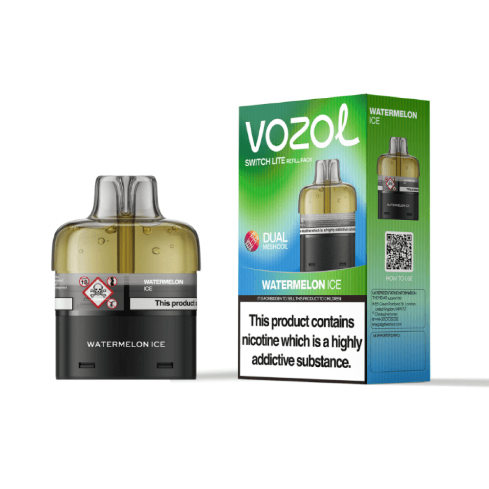 Watermelon Ice Vozol Switch Lite 10k Prefilled Pods Box of 5