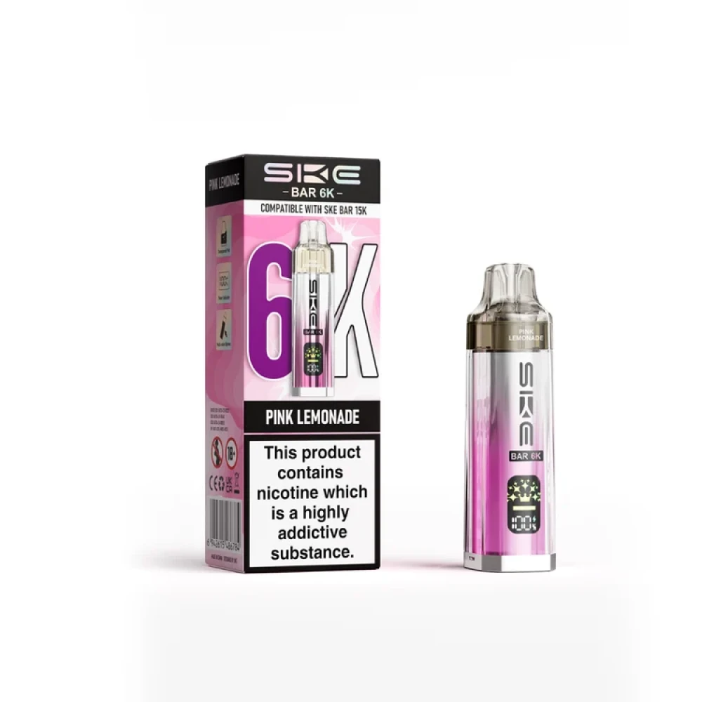 Pink Lemonade SKE Bar 6K Prefilled Pod Kit Box of 5
