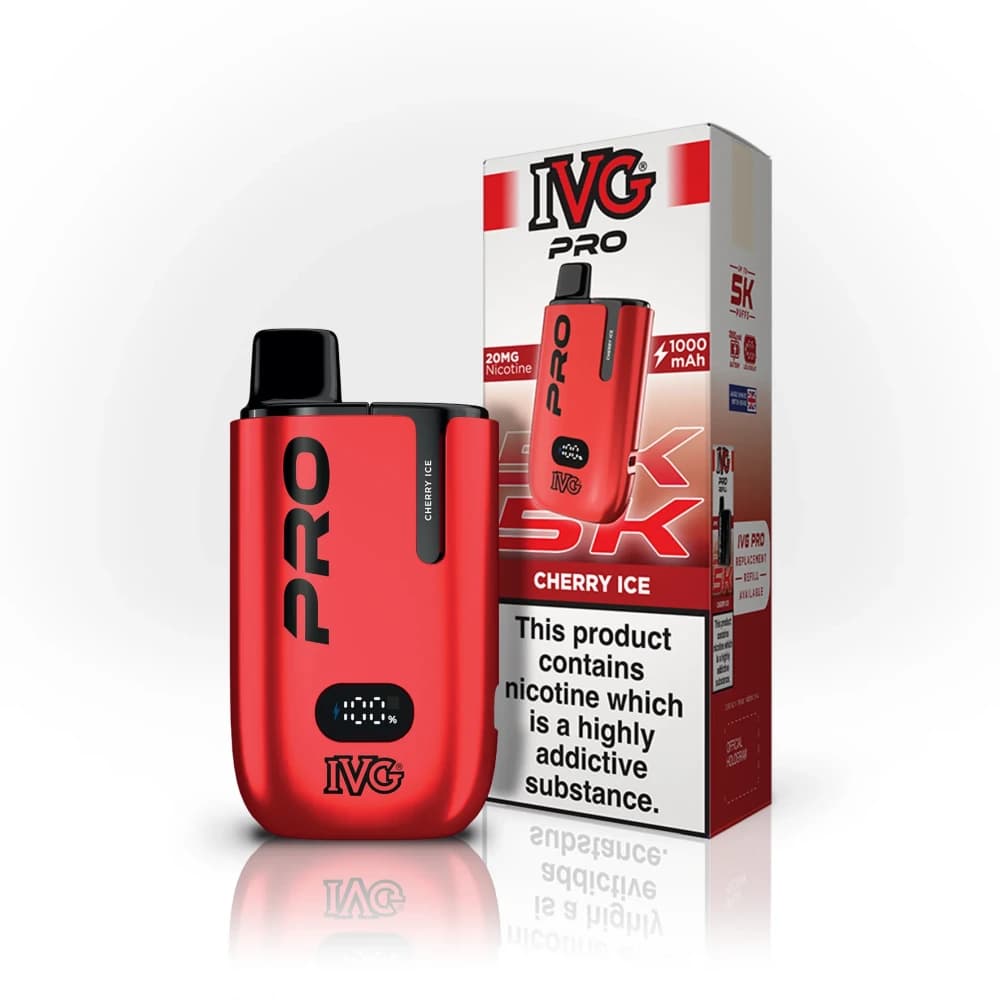 Cherry Ice IVG Pro 5K Prefilled Pod Kit Box of 5