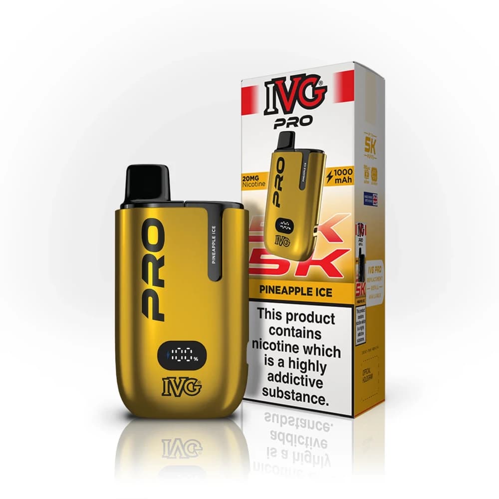 Pineapple Ice IVG Pro 5K Prefilled Pod Kit Box of 5