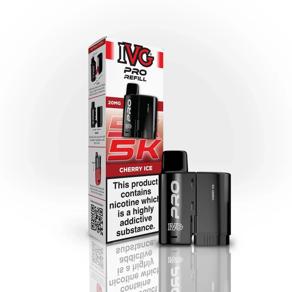 Cherry Ice IVG Pro 5K Refill Pods Pack of 5